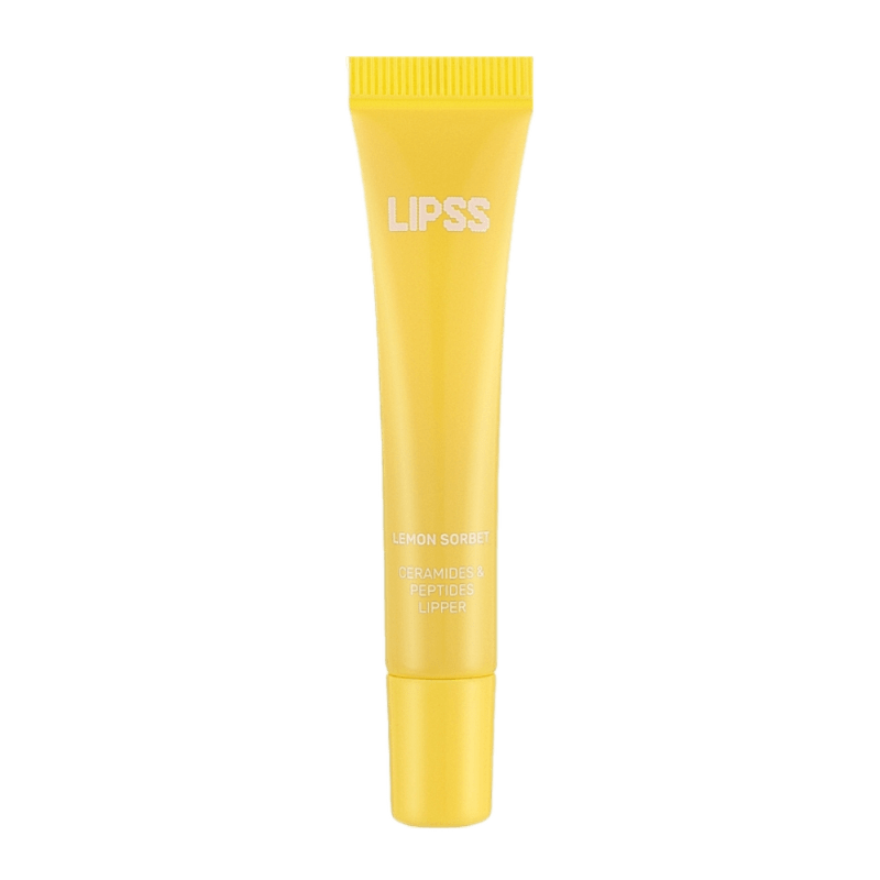 LIPSS Lipper-блиск LEMON SORBET (прозорий із золотими блискітками, лимонний сорбет) 8 мл