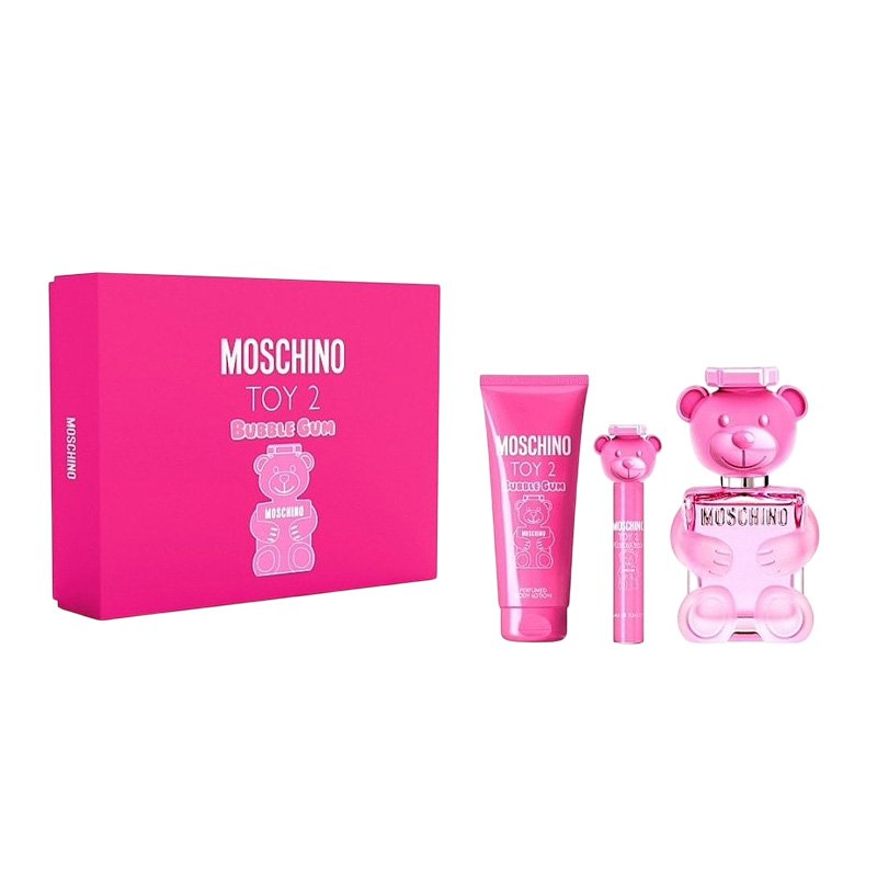 Moschino TOY2 Bubble Gum Set (100 мл + ручка 10 мл+лосьон 100 мл)